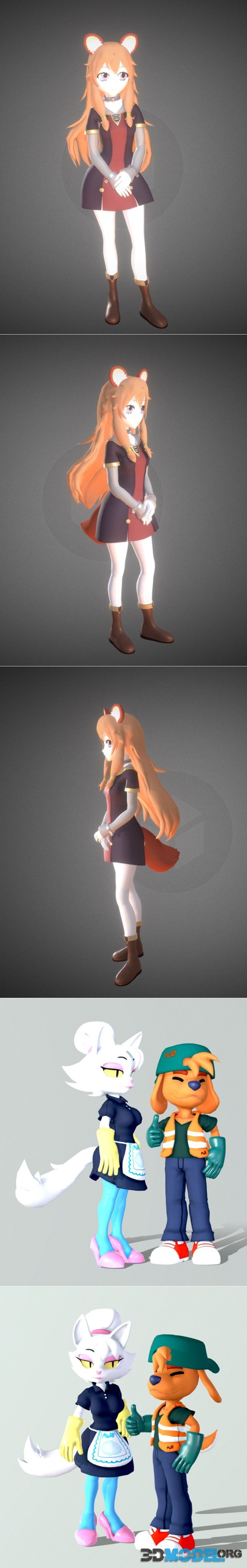 Raphtalia - Rising of the Shield Hero and Rote - Twinkelen - AW0 – Printable
