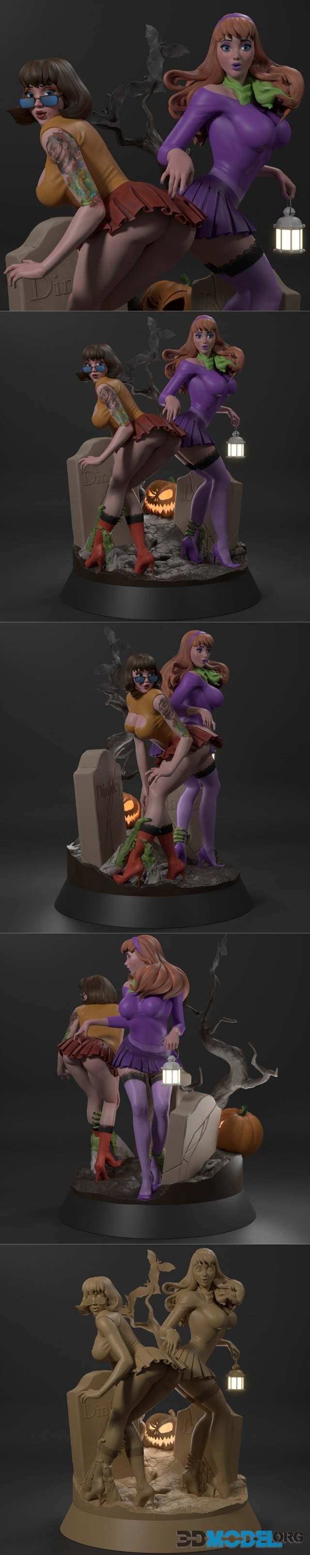 Graveyard Daphne and Velma – Printable
