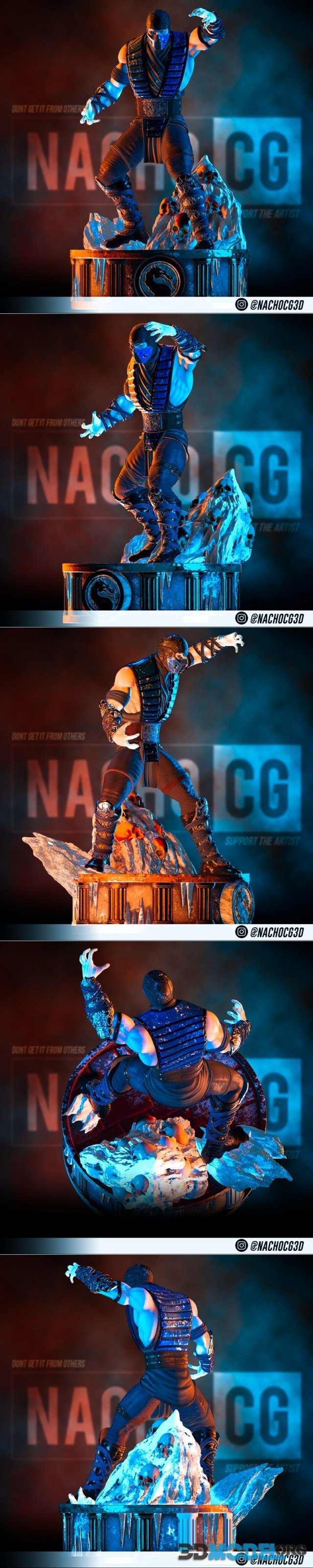 Nacho CG - Sub Zero from MK – Printable