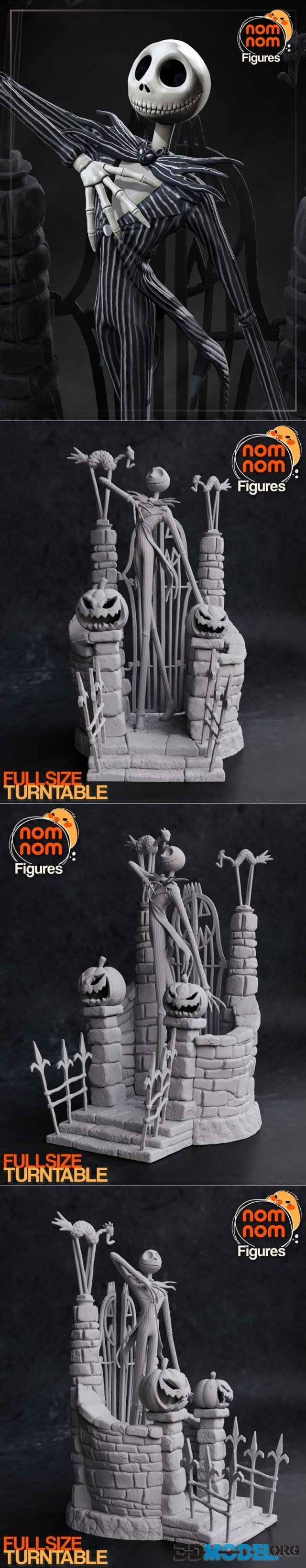 3D Model Jack Skellington The Nightmare Before Christmas Printable