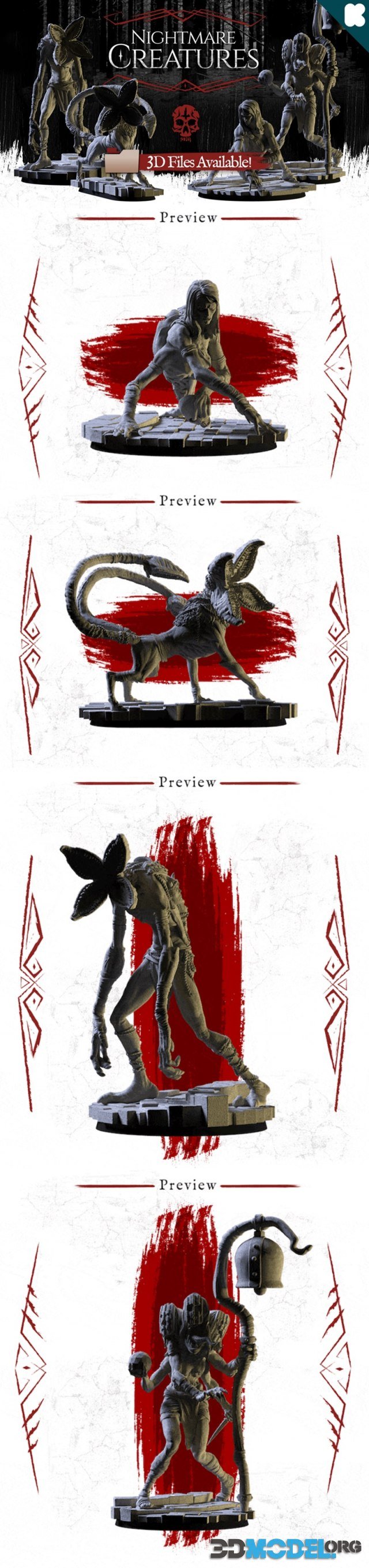 Txarli Factory - Nightmare Creatures – Printable
