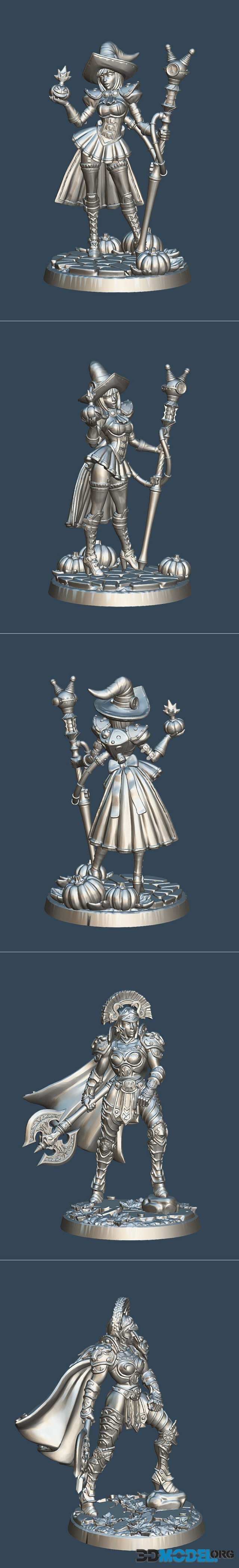 Magitek Witch and Daughter of Ares – Printable