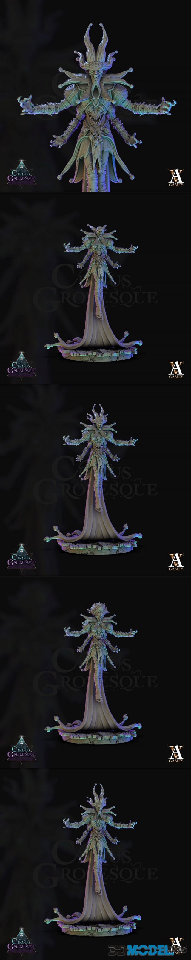 Archvillain Games - Circus Grotesque - The Grinning God – Printable