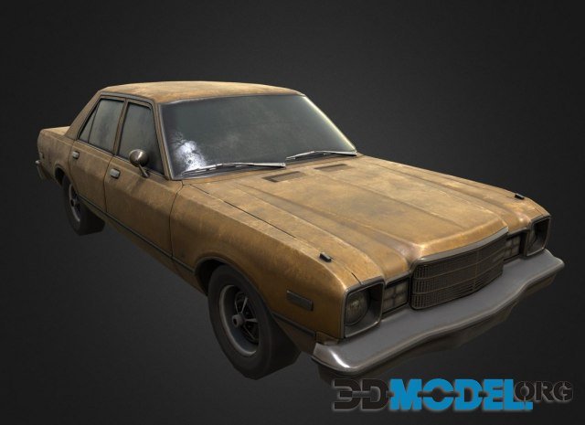 3D Model – Car 1977 Plymouth Volaire Sedan