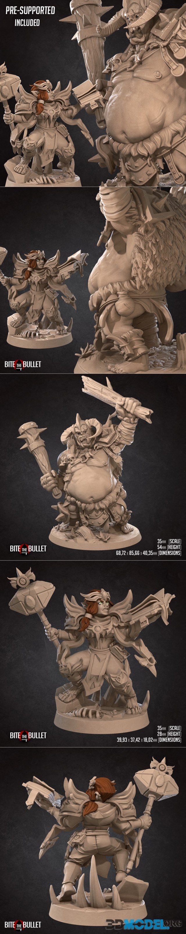 Bite the Bullet - Dafne and Guliak the Epic Battle – Printable