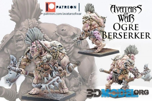 Avatars of War - Ogre Berserker – Printable