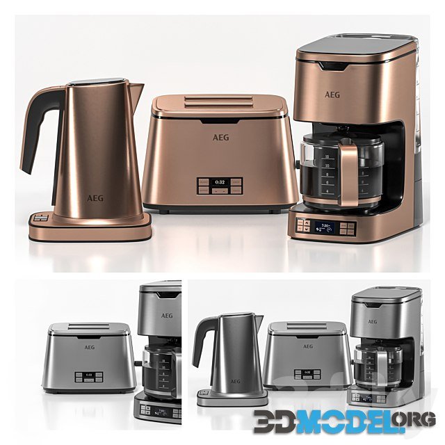 AEG SET Appliances (toaster, coffee maker, kettle)
