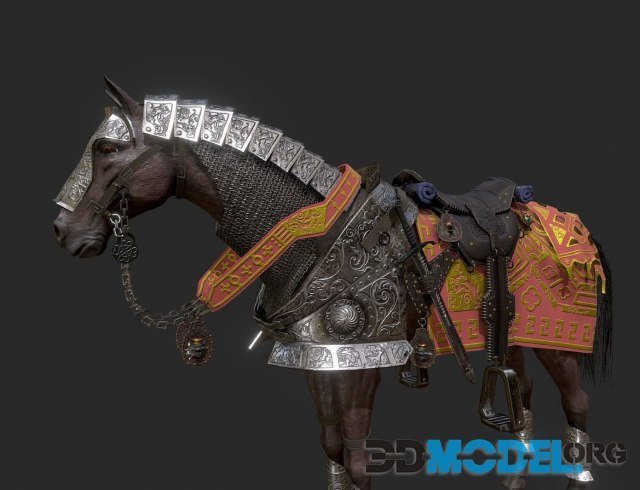 Armored horse PBR