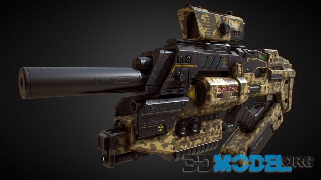 Assault Plasma Gun (Cammo Skin 2) PBR