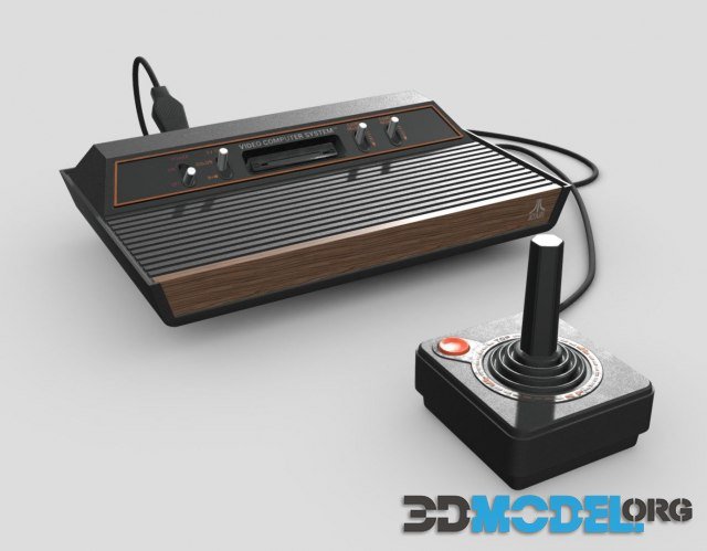 Atari 2600 game console PBR