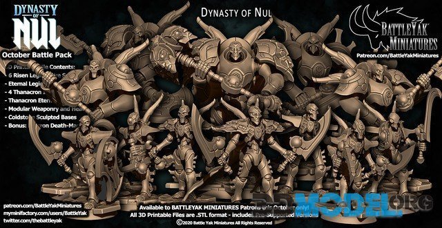 Battle Yak – Dinasty of Nul (Printable Bundle)