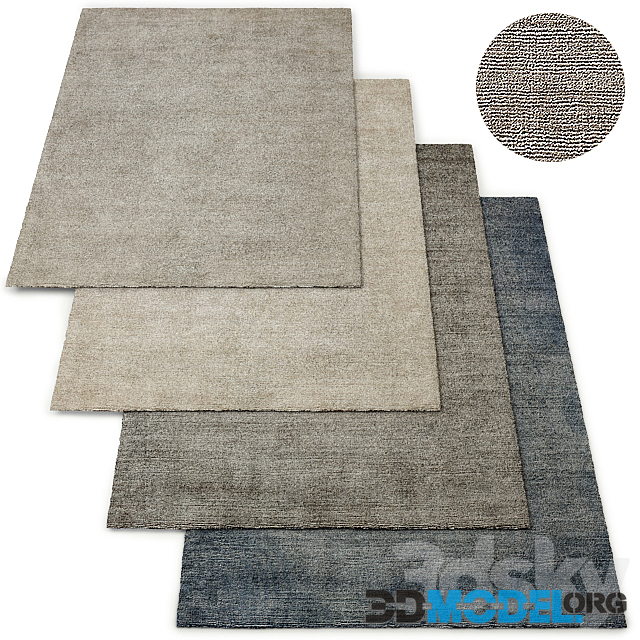 3D Model – Circe Handwoven Rug by Restoration Hardware Collection