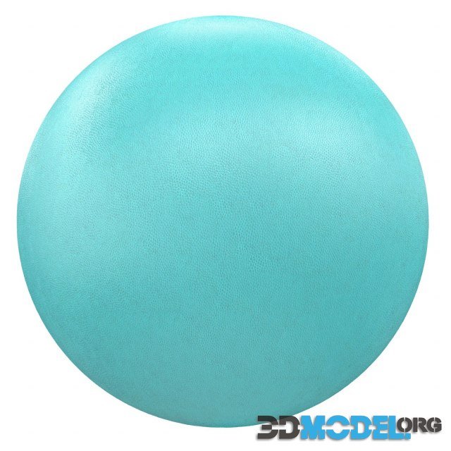 Cyan leather