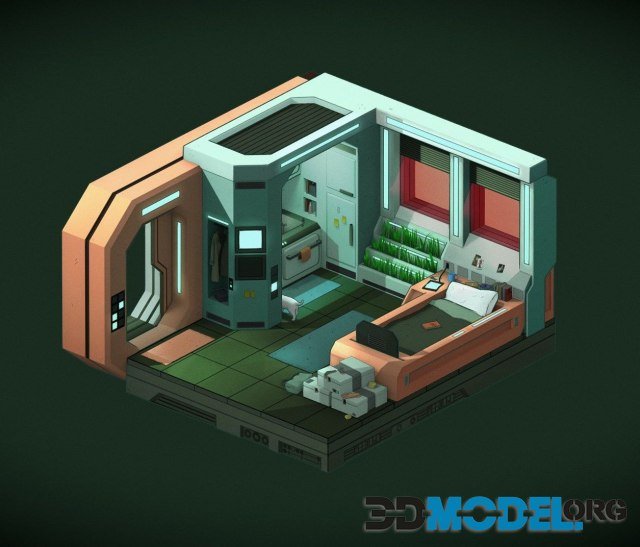 Cyberpunk Micro-Apartments