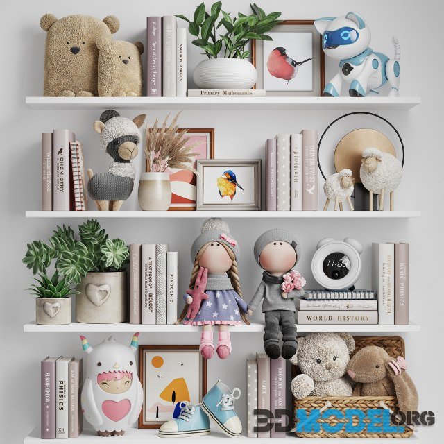 Decor Set and toys for Girls
