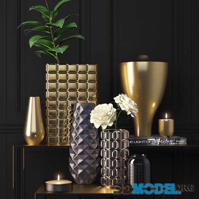 Luxury decoration set by Crate&Barrel