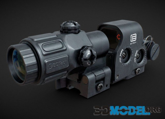 EOTech EXPS3 With Magnifier 3x