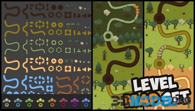 Game Level Map
