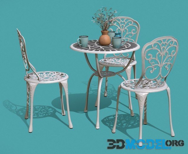 Garden Table Chairs PBR