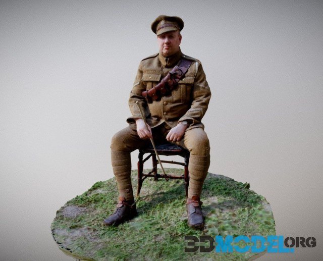 Great War ASC British Service man