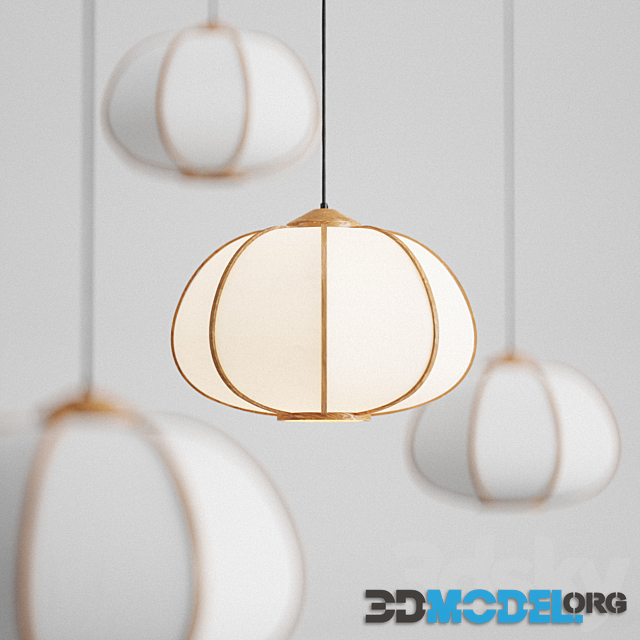 Bamboo Pendant Light by H&M