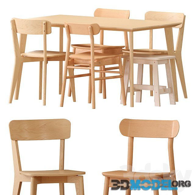 LISABO Table And Chairs by IKEA