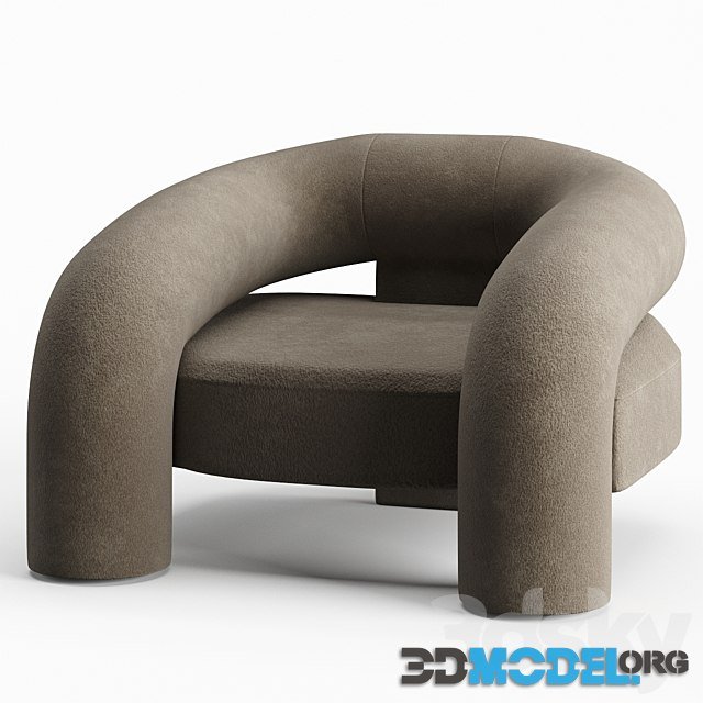 Kosa Lounge modern armchair by Ian Felton