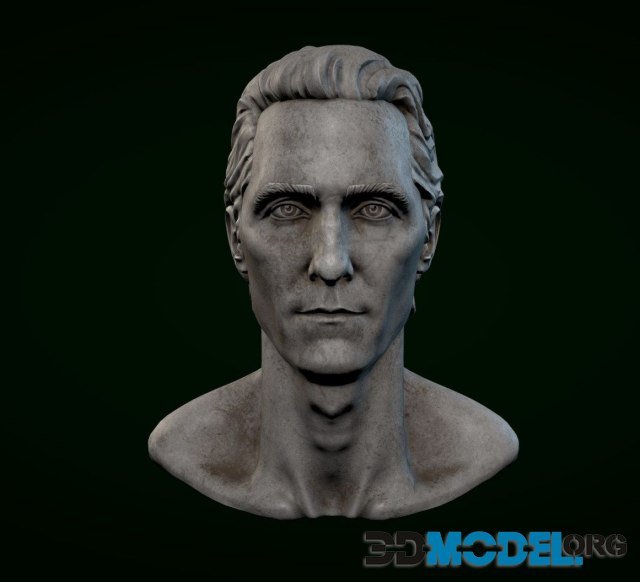 Matthew McConaughey Bust