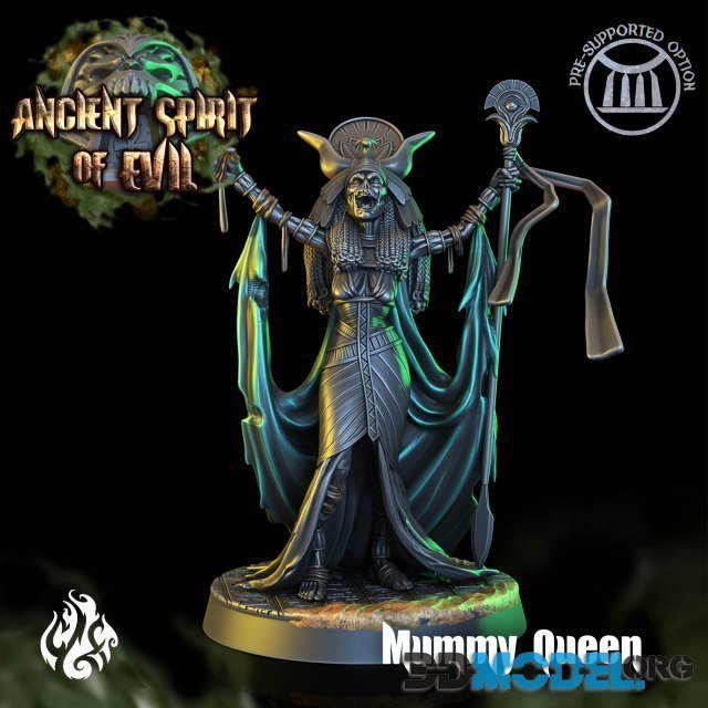 Mummy Queen – Printable Statue