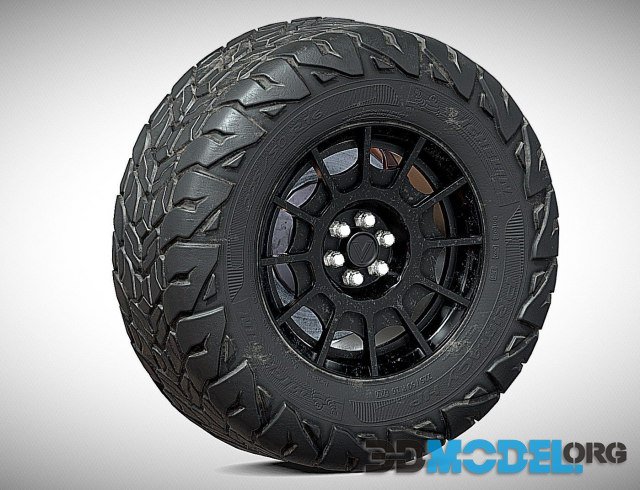 Offroad Tire Game Ready PBR