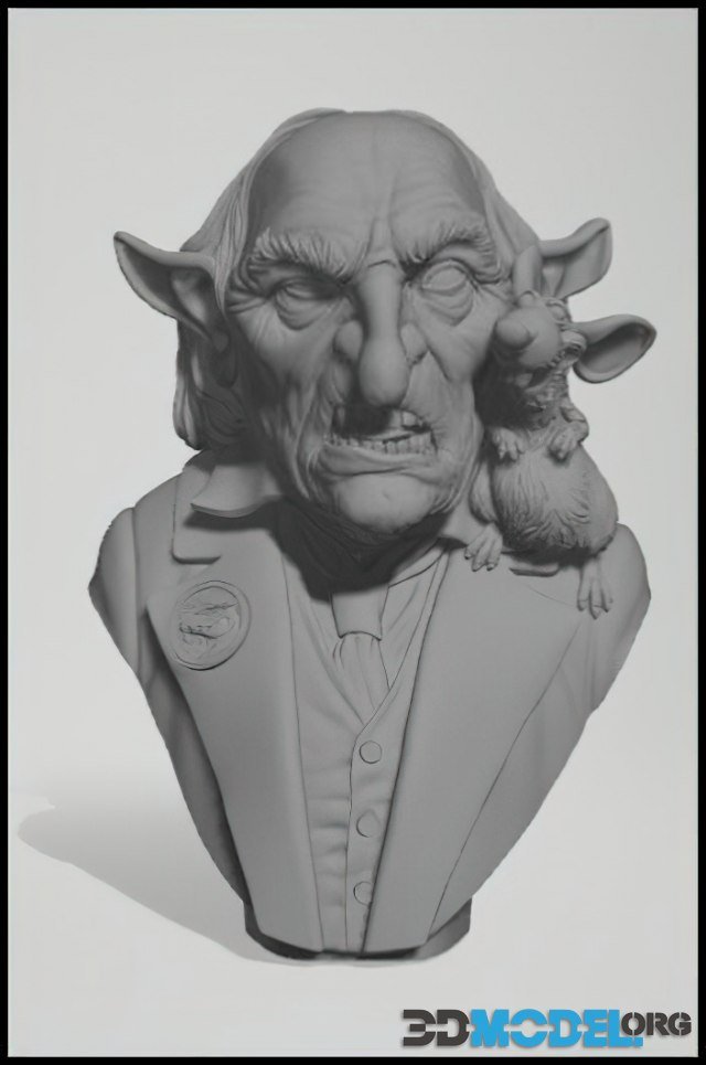 Goblin Banktur Printable bust