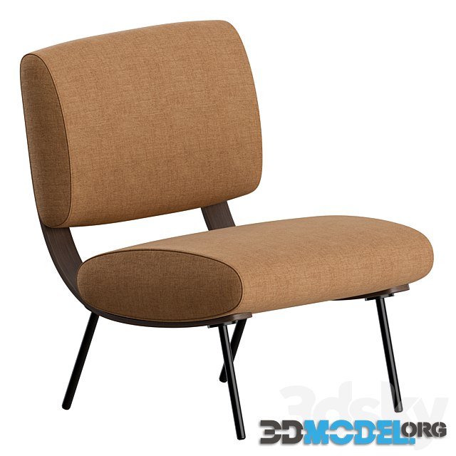 Armchair ROUND D 154 5 by Molteni&C