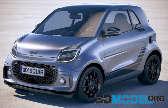 3D Model – Smart EQ Fortwo 2020 car