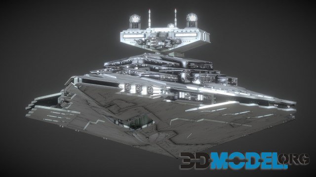 3D Model – Victory 1 Class Star Destroyer Star Wars