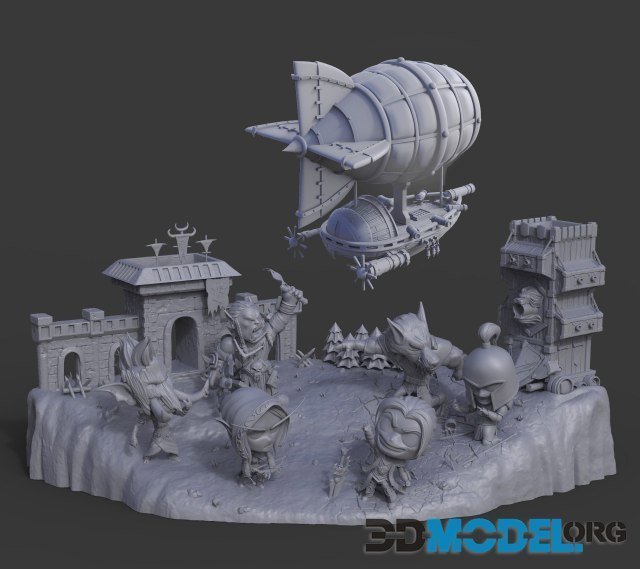 Warcraft Diorama (Printable)