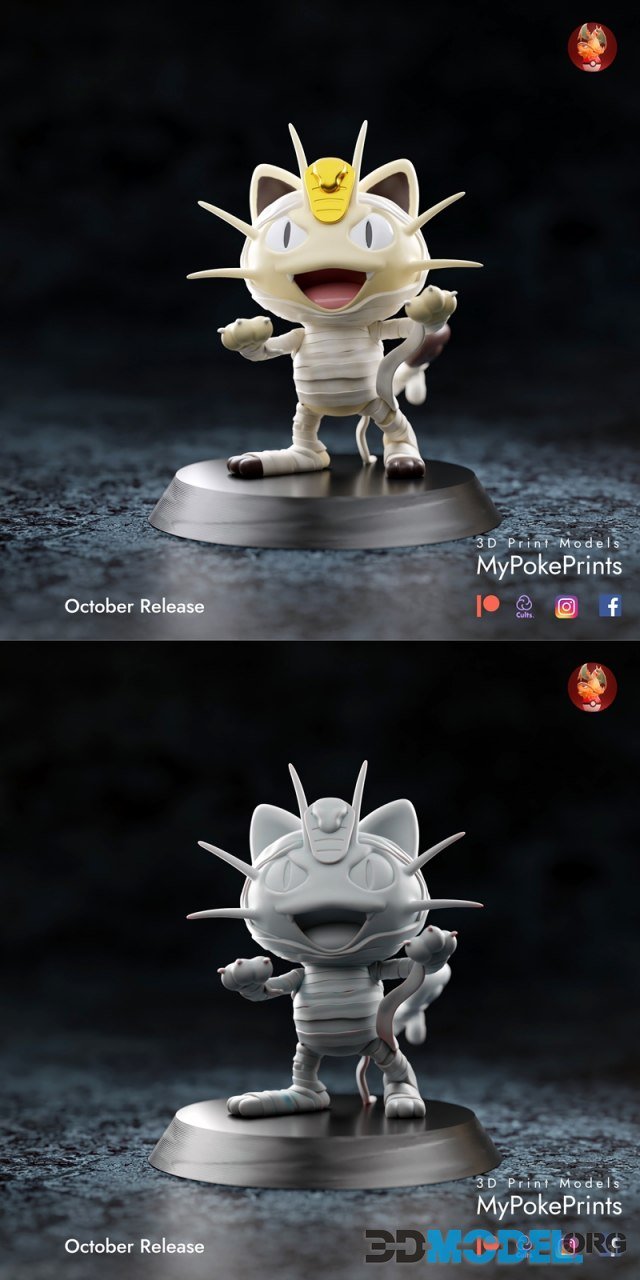 3D file James, Koffing and Meowth - presupported 🚀・3D printing