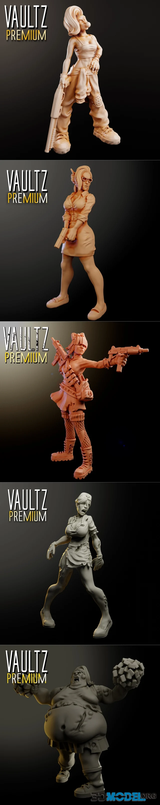 Vault Z - Premium Level Models – Printable