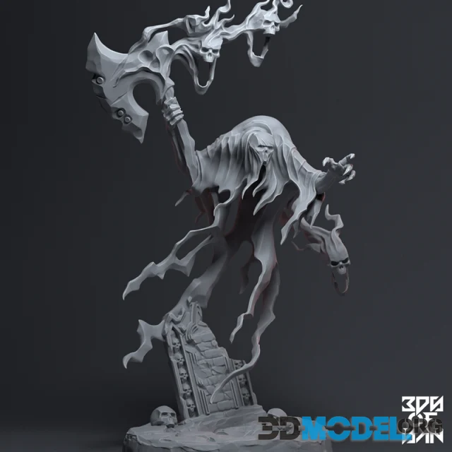 Ghostling With Axe – Printable