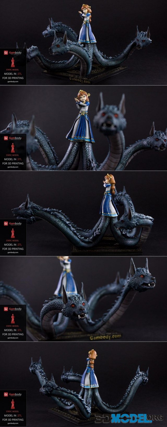3D Model – Scylla – Printable