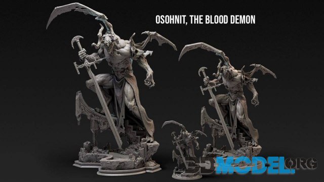 Loot Studios Miniatures - Osohnit The Blood Demon – Printable