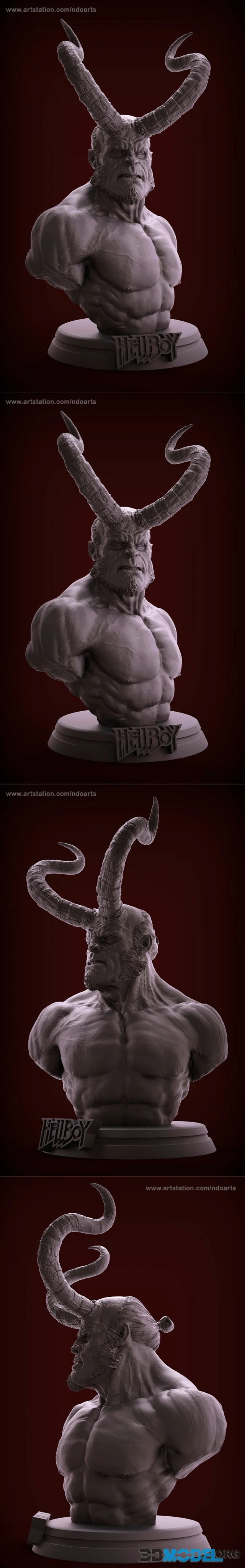 Hellboy Bust – Printable