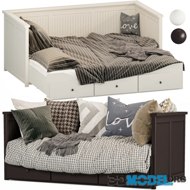 Bed HEMNES IKEA (scandinavian style)