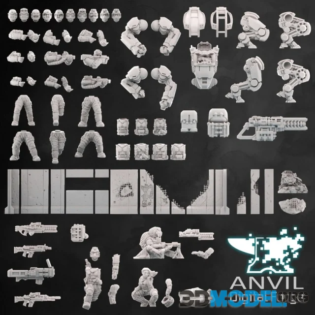 Anvil Digital Forge – Recon Drop Troopers (Printable)