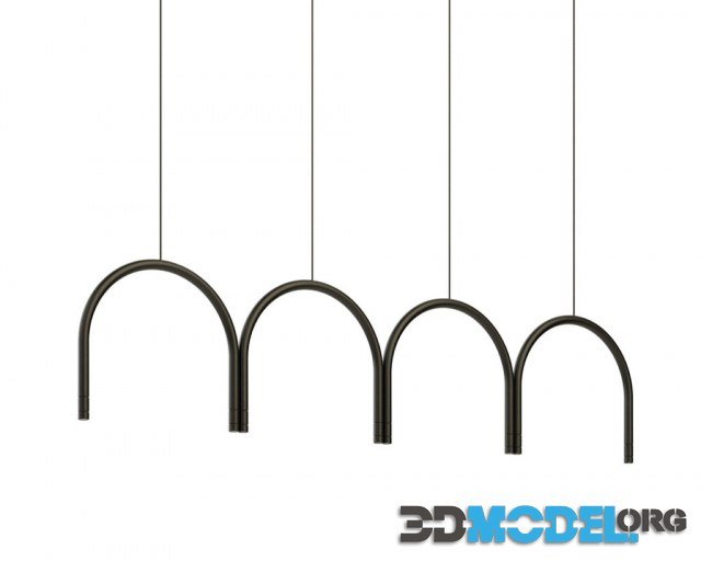 Arkade Suspended Lights Set Pd by Loum