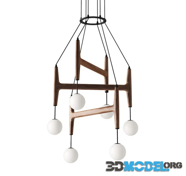 Astra Suspension Lamp Set by Porada
