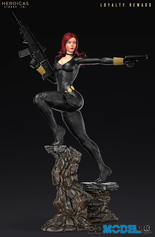 Black Widow – Marvel – Printable Statue