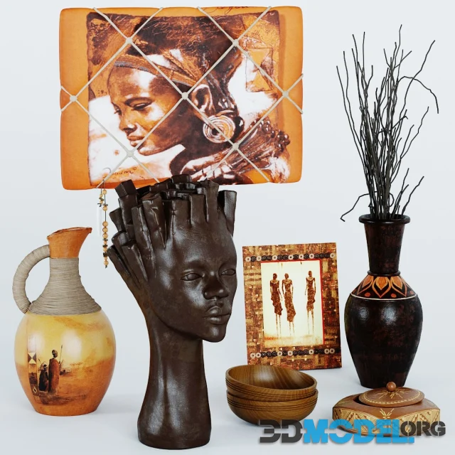 Decorative set number 2 (Africa)