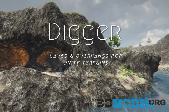 Digger - Terrain Caves & Overhangs