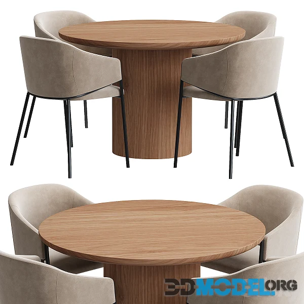 Dill Dining Table Set (in a modern style)