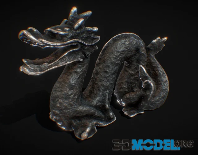 Dragon statue PBR